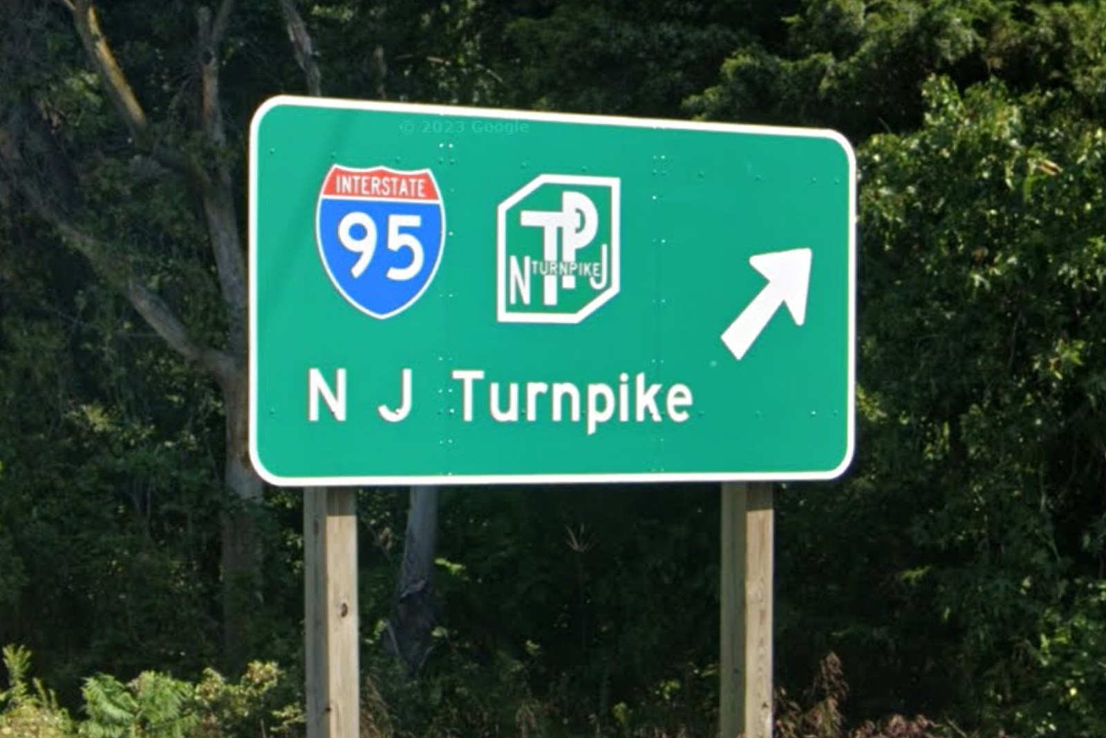 New Jersey Turnpike - Photo: Google Maps