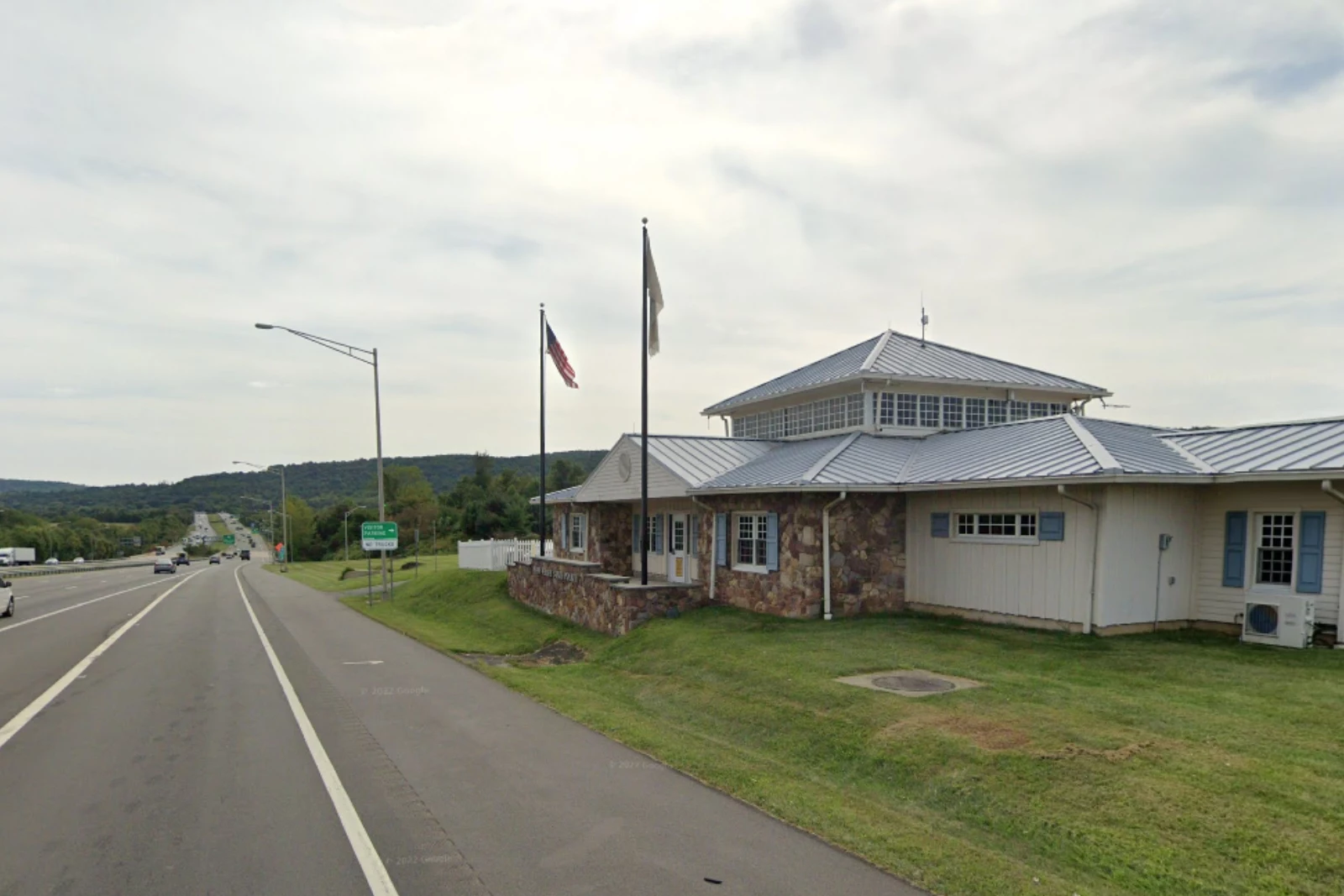 Weight Station on Interstate 78 in Warren County NJ - Photo: Google Maps