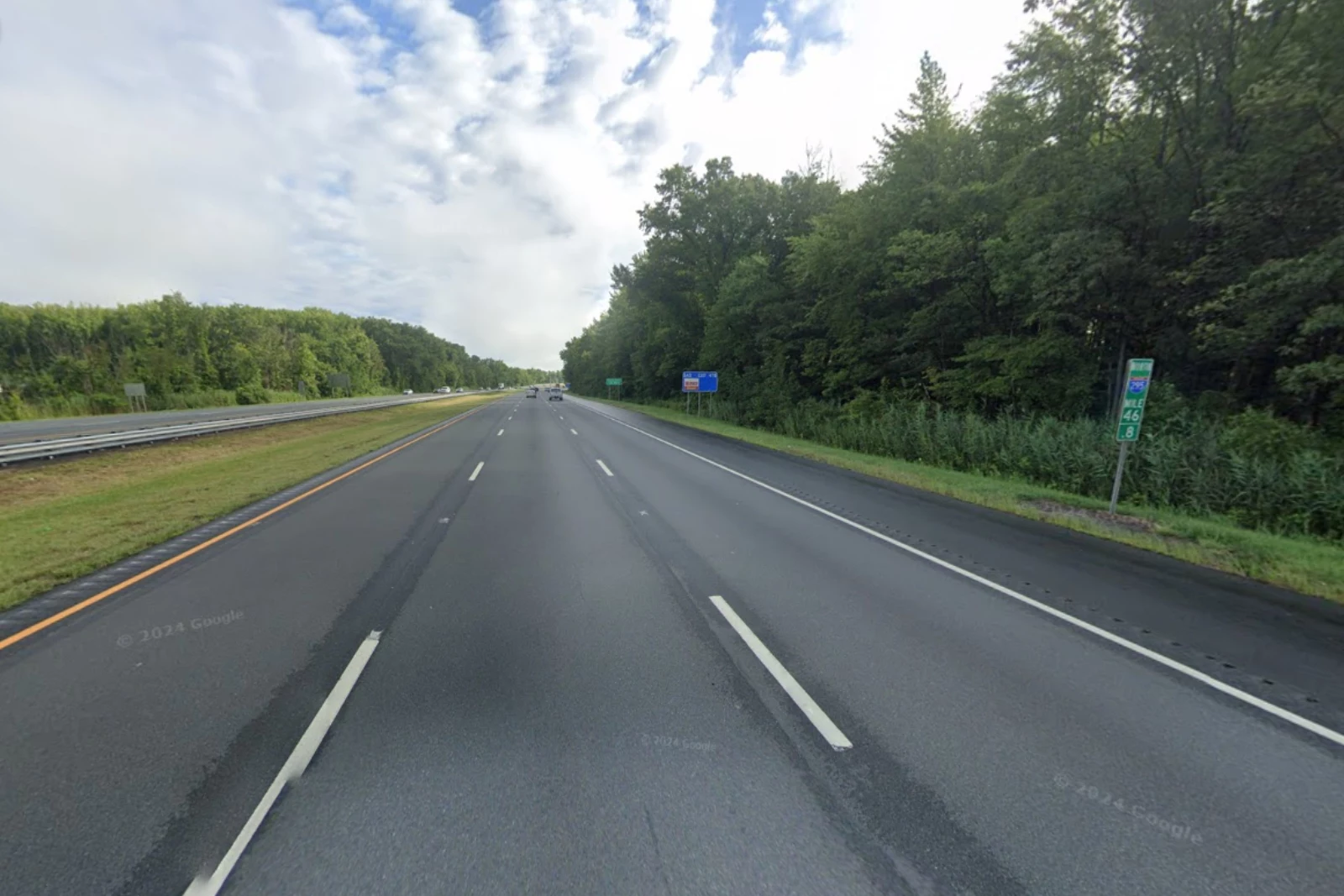 Yvrose Germain of Willingboro NJ was killed near milemarker 46.8 on Interstate 295 - Photo: Google Maps