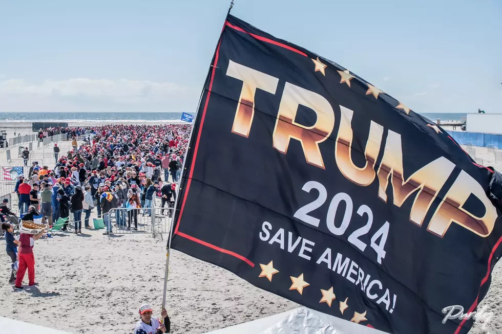 President Trump Wildwood, NJ, Rally Crowd Is Building Early